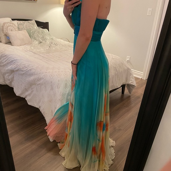 Sherri Hill Hand Painted Gown - Picture 4 of 4